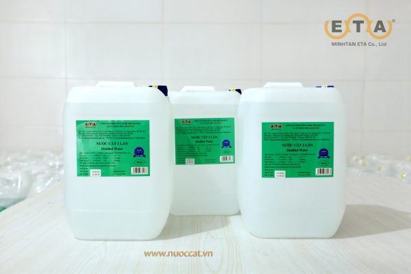 Nước cất đảm bảo chất lượng